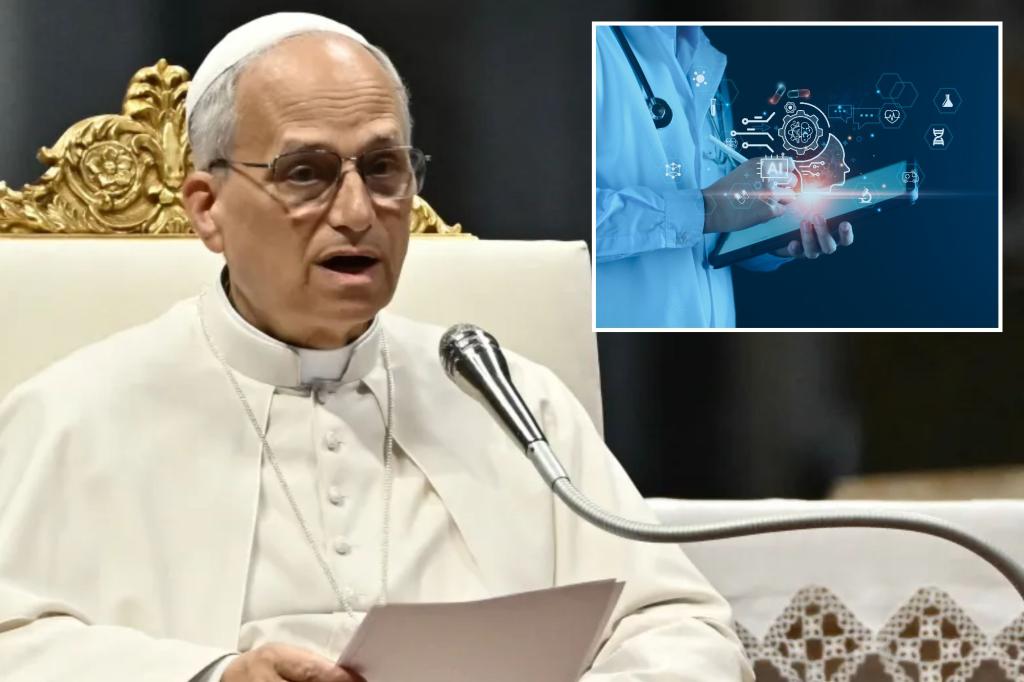 Pope Leo warns that AI endangers humanity and presents issues for human dignity.