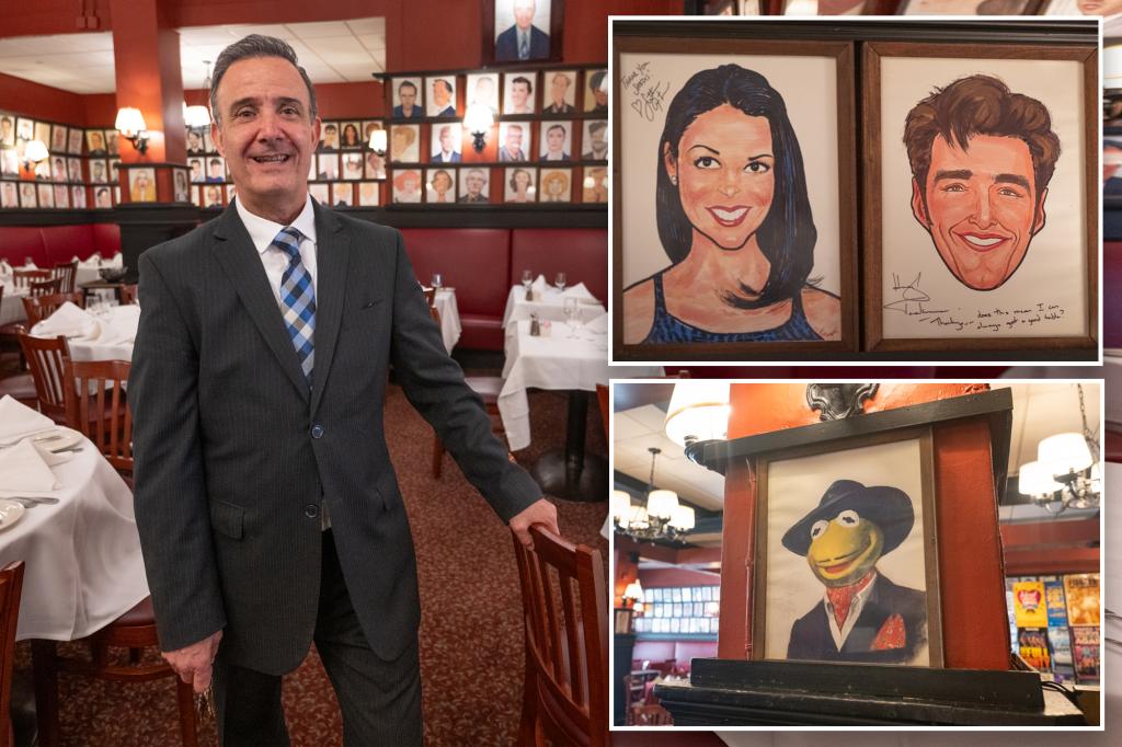 Portraits from Sardi's restaurant were taken without permission.