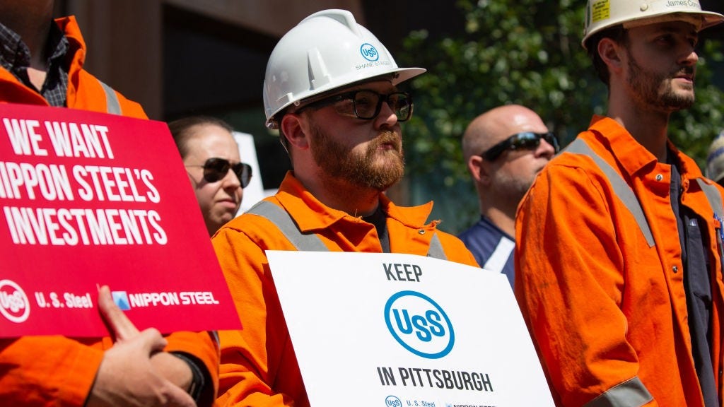 Praise to Trump for backing the Nippon-US Steel agreement, preserving jobs and investment