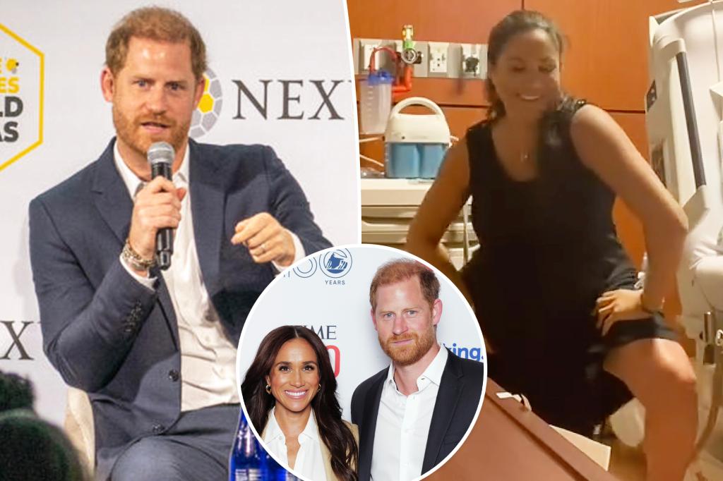 Prince Harry claims Meghan Markle 'was the most trolled person in the world' during unexpected visit to New York.