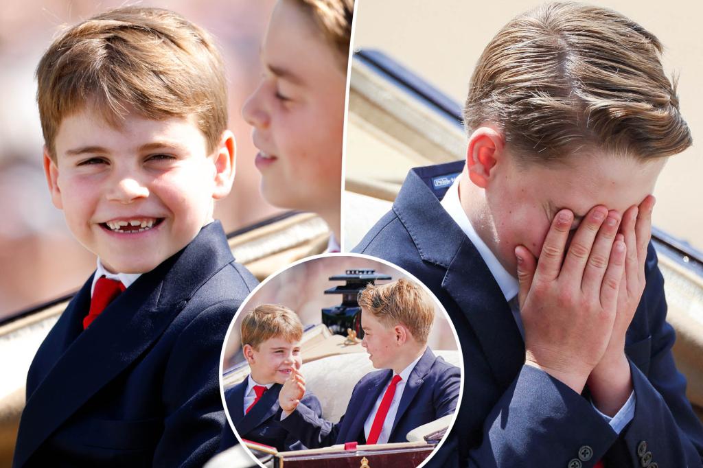 Prince Louis and Prince George's conversation during Trooping the Colour, according to a lip reader