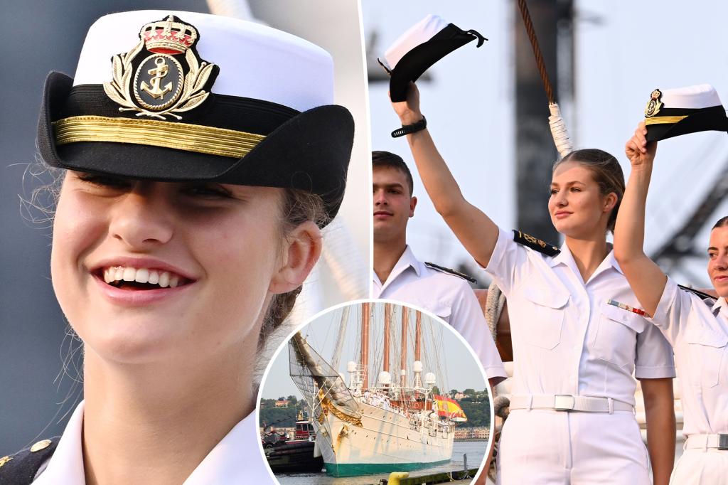 Princess Leonor reaches New York following five months at sea
