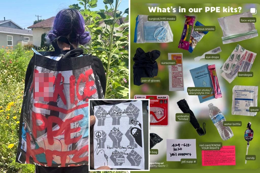 Progressive nonprofits are openly encouraging LA riots by distributing 'F--k ICE' protective gear.