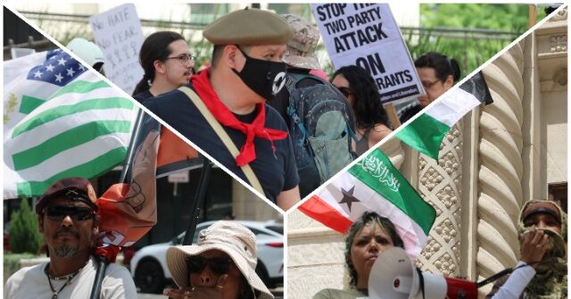 Protest Against ICE in San Antonio Organized by Socialist Party Linked to Los Angeles Riots