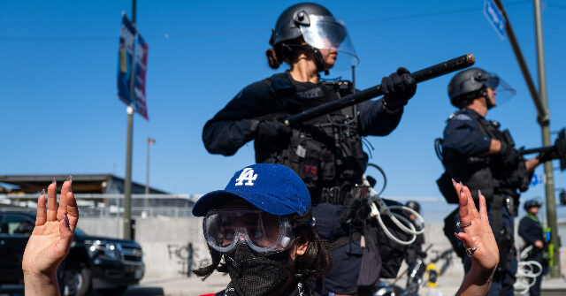 Protests Against Ice Disrupt Filming in Downtown Los Angeles