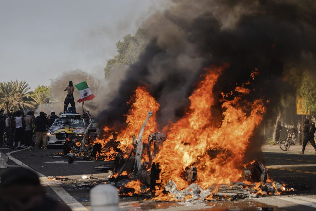 Protests in LA were unnecessary, says former officer, pointing to Newsom and Bass as responsible.