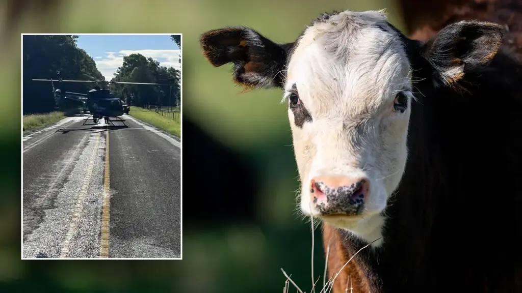 Rancher in Texas rescued by helicopter following an incident with an aggressive cow in Leon County