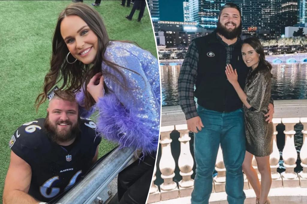 Ravens lineman's estranged wife refutes cheating allegations