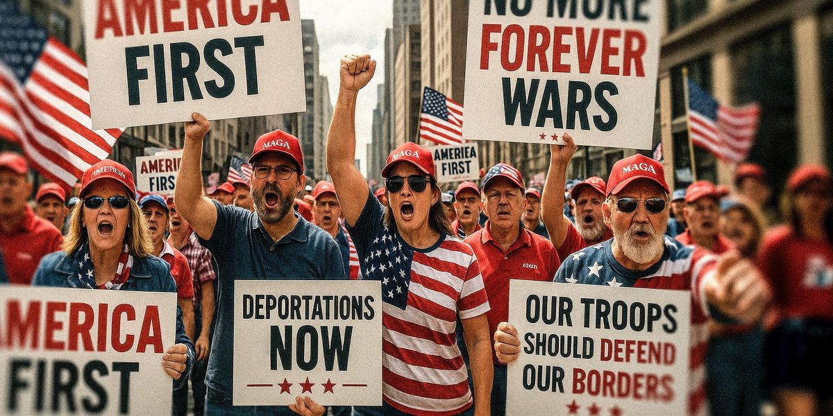 Reasons the right became anti-war &mdash; and why it should remain so