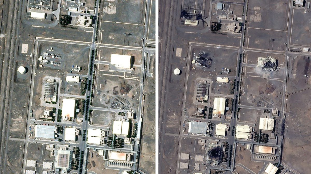 Recent satellite photos show US military impact on Iran's nuclear sites