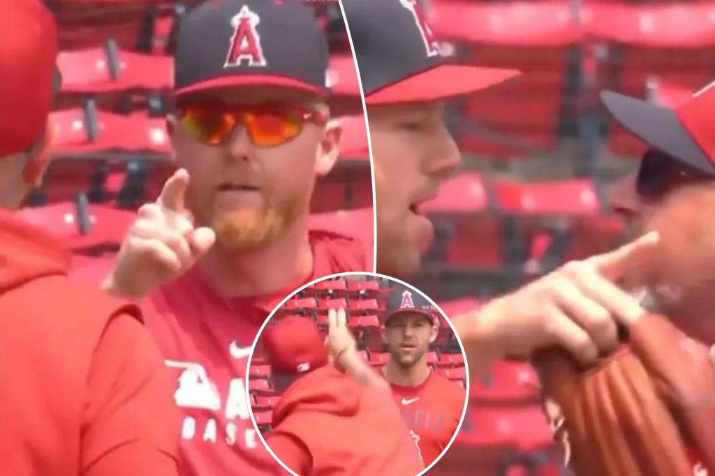 Red Sox and Angels engage in heated pregame argument