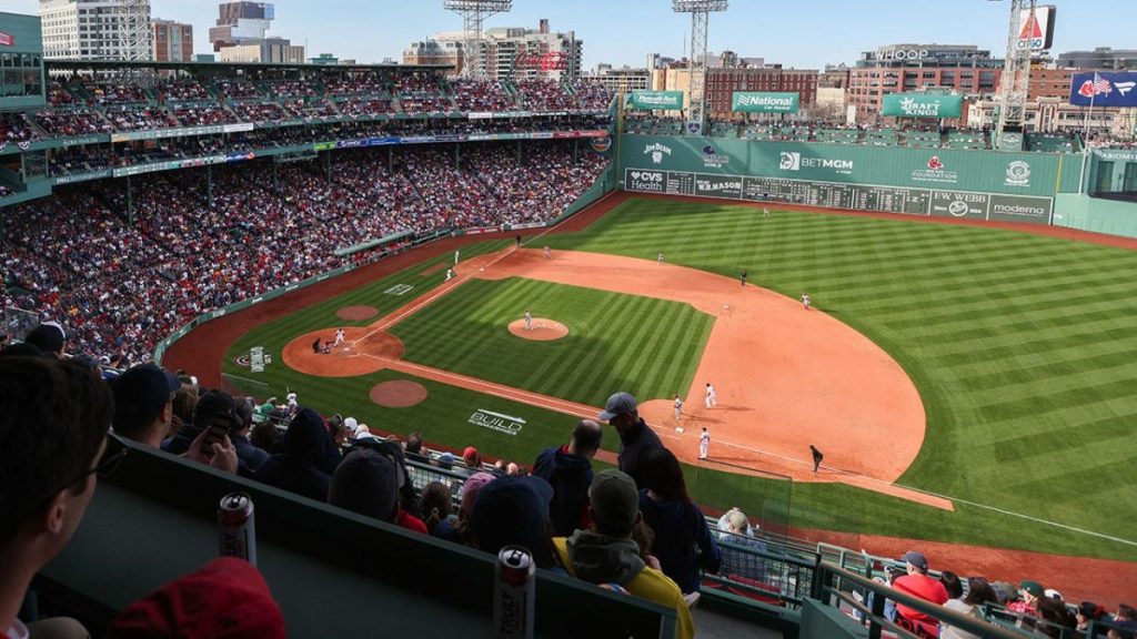 Red Sox and LA Angels face off in a rare pregame encounter at Fenway Park