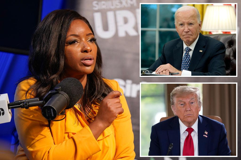 Rep. Jasmine Crockett argues that 'granddaddy' Biden's sharpness is far superior to Trump's