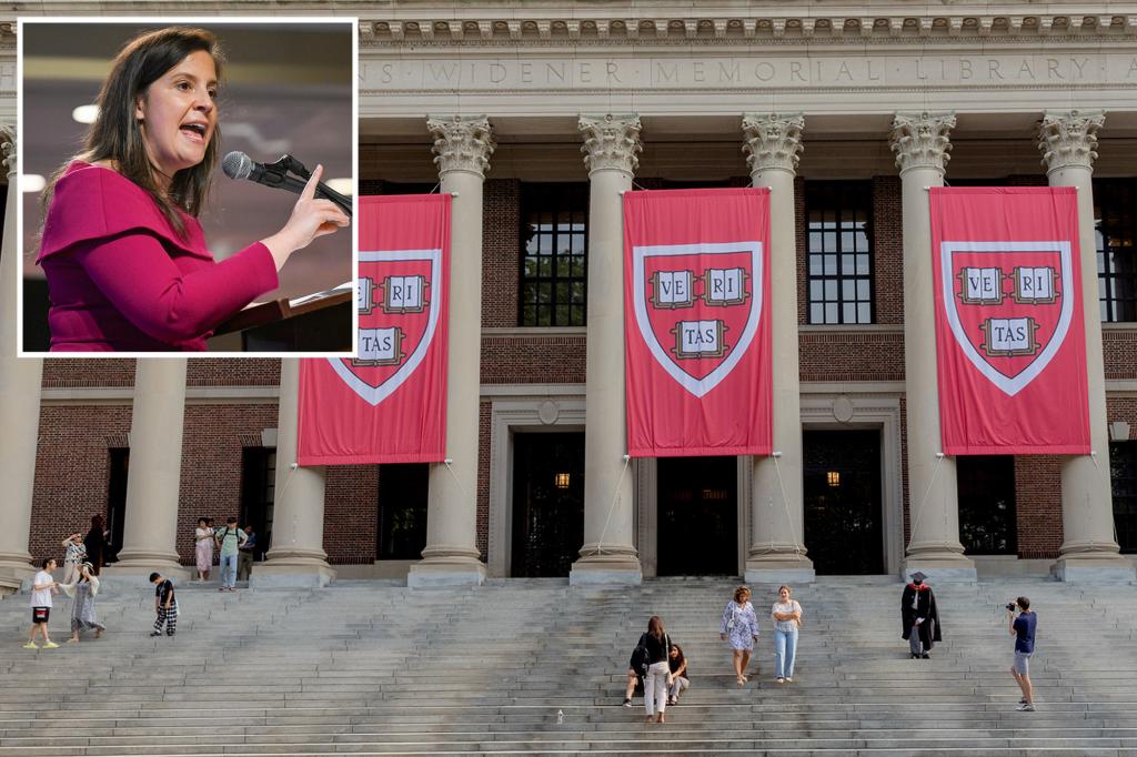 Rep. Stefanik calls on the SEC to investigate Harvard for allegedly hiding information from investors
