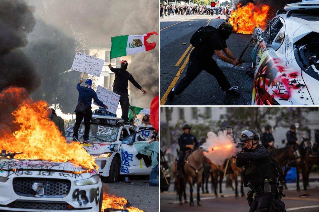 Reports claim that anti-ICE protests have been ‘mostly peaceful’ despite some unrest.