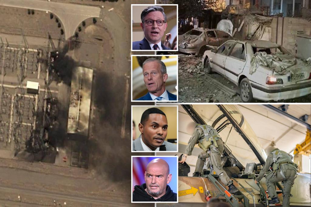 Republican leaders and supportive Democrats stand by Israel following preemptive actions against Iran.