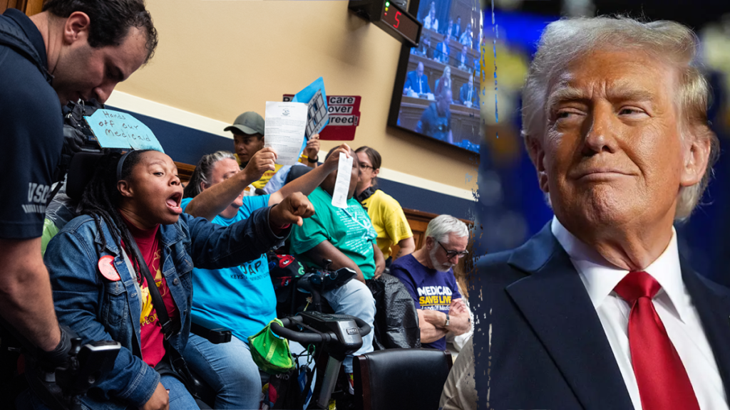 Republicans support changes to Medicaid while Democrats reject Trump's significant bill.