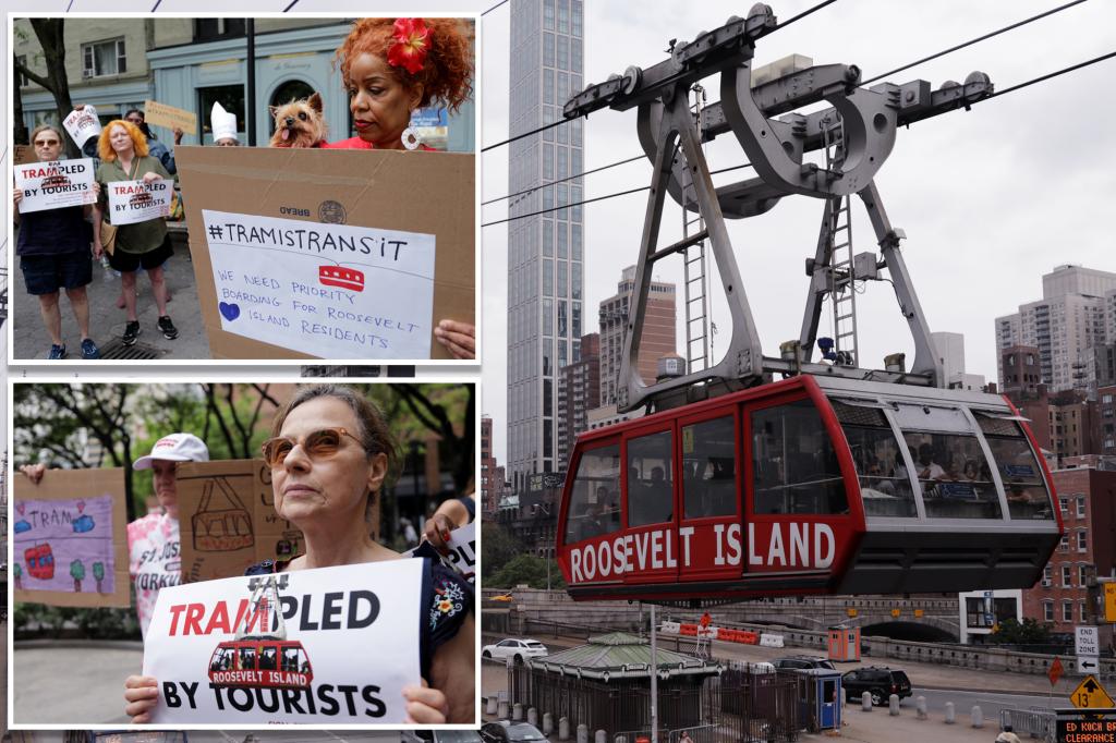 Residents of Roosevelt Island seek quick access to the tram as selfie-loving tourists transform the transport into a popular site.