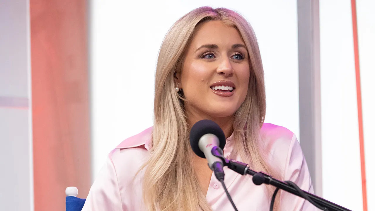 Riley Gaines and Louis Barker are expecting their first child in September.