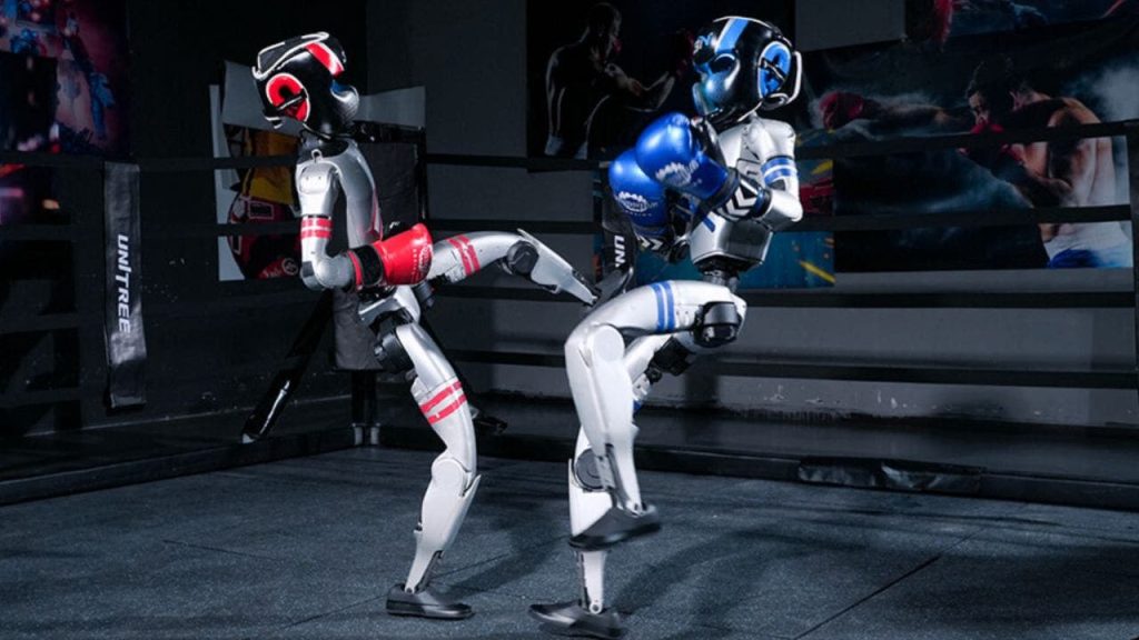 Robot fighting competition in China highlights the martial arts skills of Unitree G1
