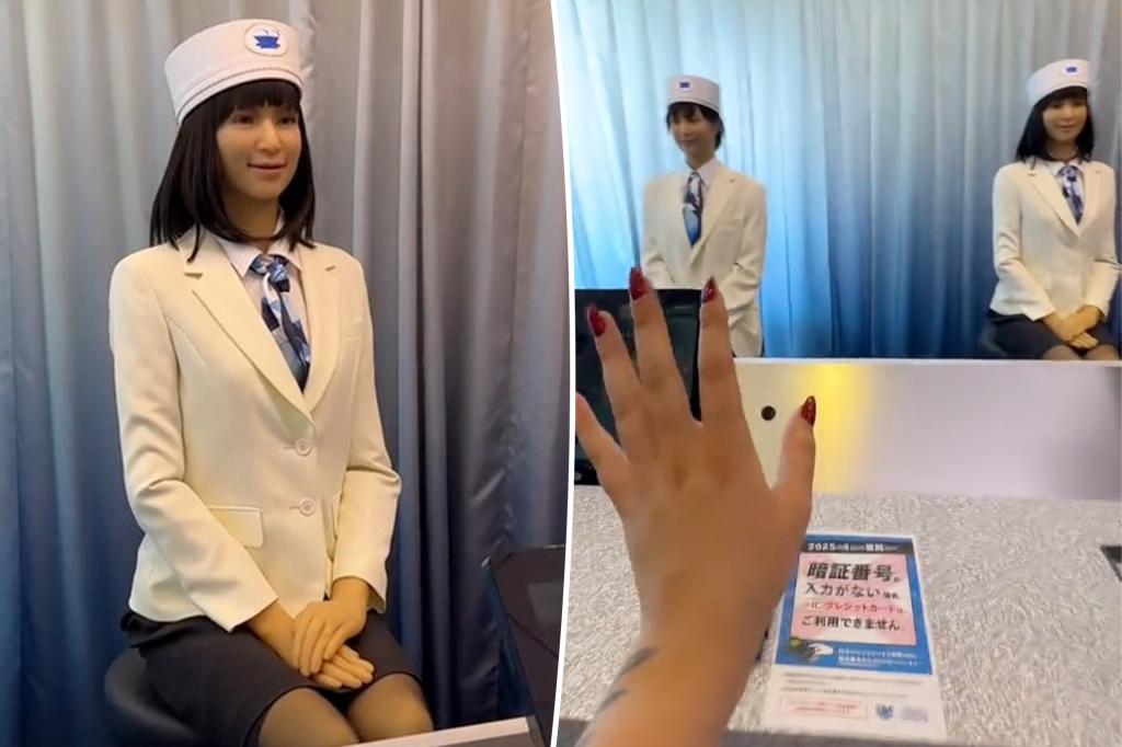 Robots take over hotel check-ins and a traveler loses it
