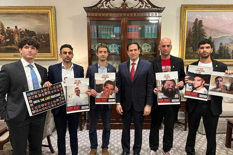 Rubio meets with families of Hamas hostages, 'True success in Gaza will be when they return home'