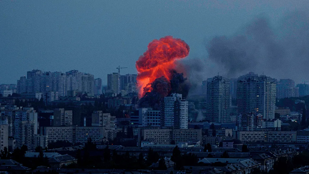 Russia conducts major drone assault on Ukraine with nearly 500 drones.