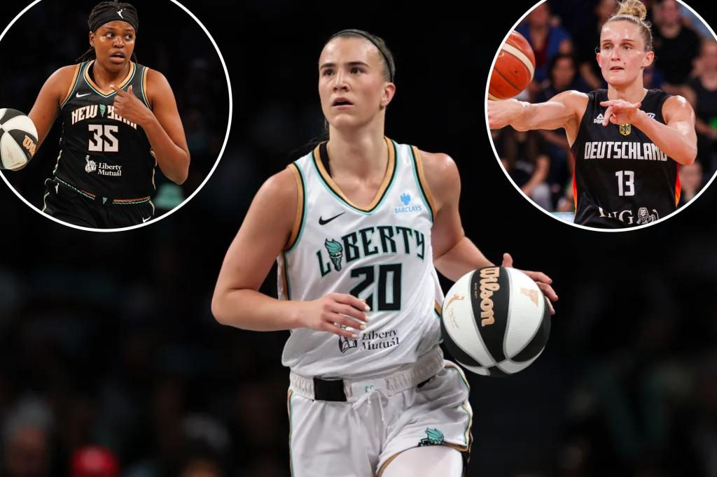 Sabrina Ionescu is sidelined due to injury as the Liberty lack three starters against the Storm.