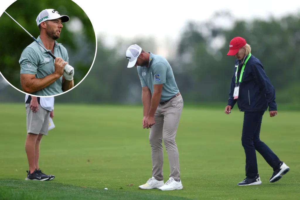 Sam Burns' chances at the US Open were dashed by a disputed rules decision.