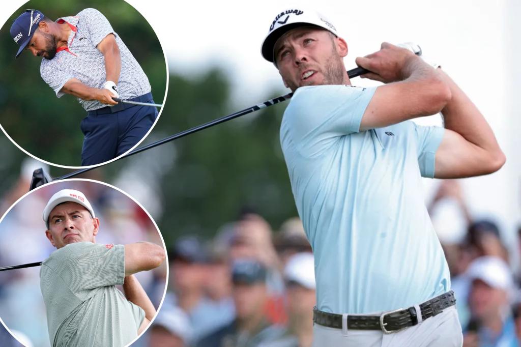 Sam Burns leads by a narrow one shot as he approaches the final round at the US Open