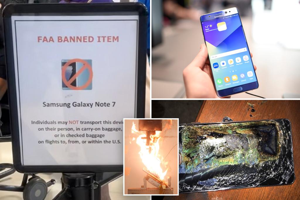 Samsung Galaxy Note 7 remains prohibited on planes