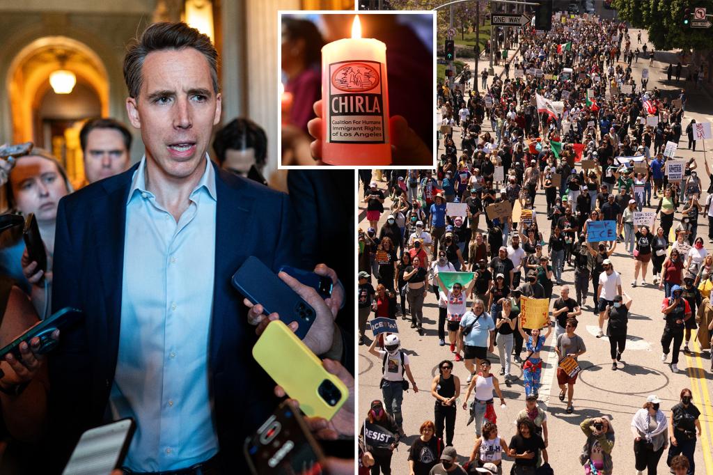 Sen. Josh Hawley investigates liberal immigration organization for possible funding of LA riots, stating: 'This violence isn't spontaneous'