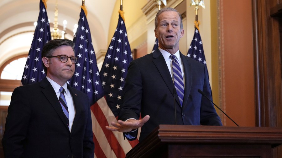 Senate Republican leader encounters resistance after members caught off guard by Trump legislation