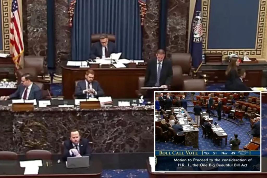 Senate moves forward with Trump-supported major legislation for discussion after Republican delays