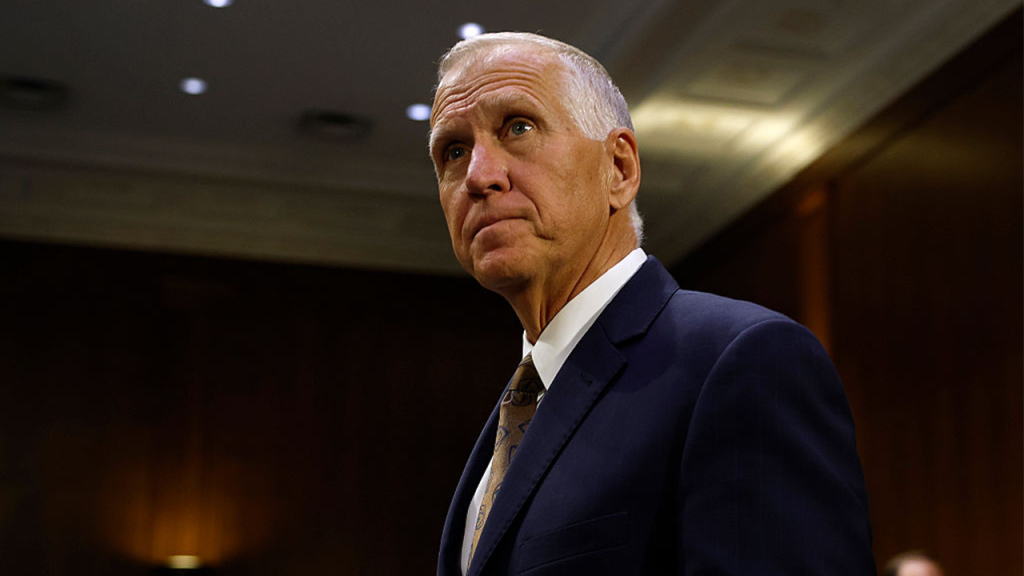 Senator Tillis of North Carolina declares his retirement, mentioning political standstill.