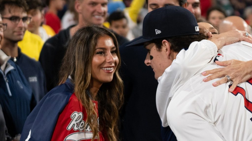 Sister of Red Sox's leading prospect becomes an internet sensation following his MLB debut at Fenway Park.