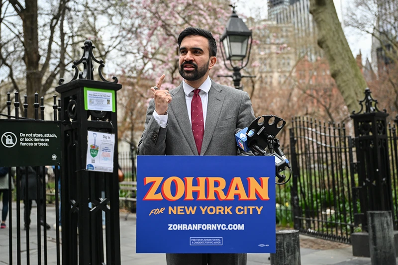Socialist candidate who is an immigrant at the forefront of the NYC mayoral election