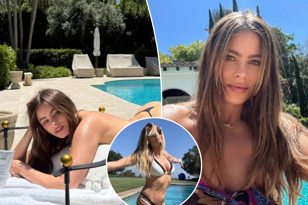 Sofía Vergara shares playful comment while wearing a thong bikini