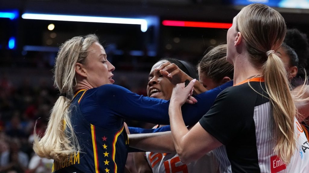 Sophie Cunningham criticizes the WNBA for not safeguarding Caitlin Clark.