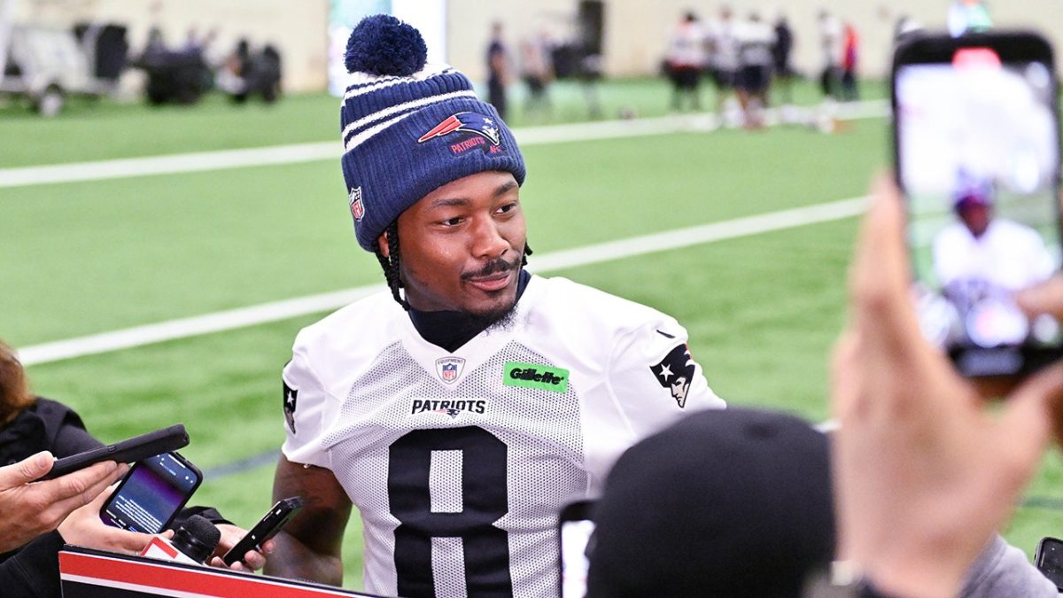 Stefon Diggs remains silent about the strange pink substance in the viral video.