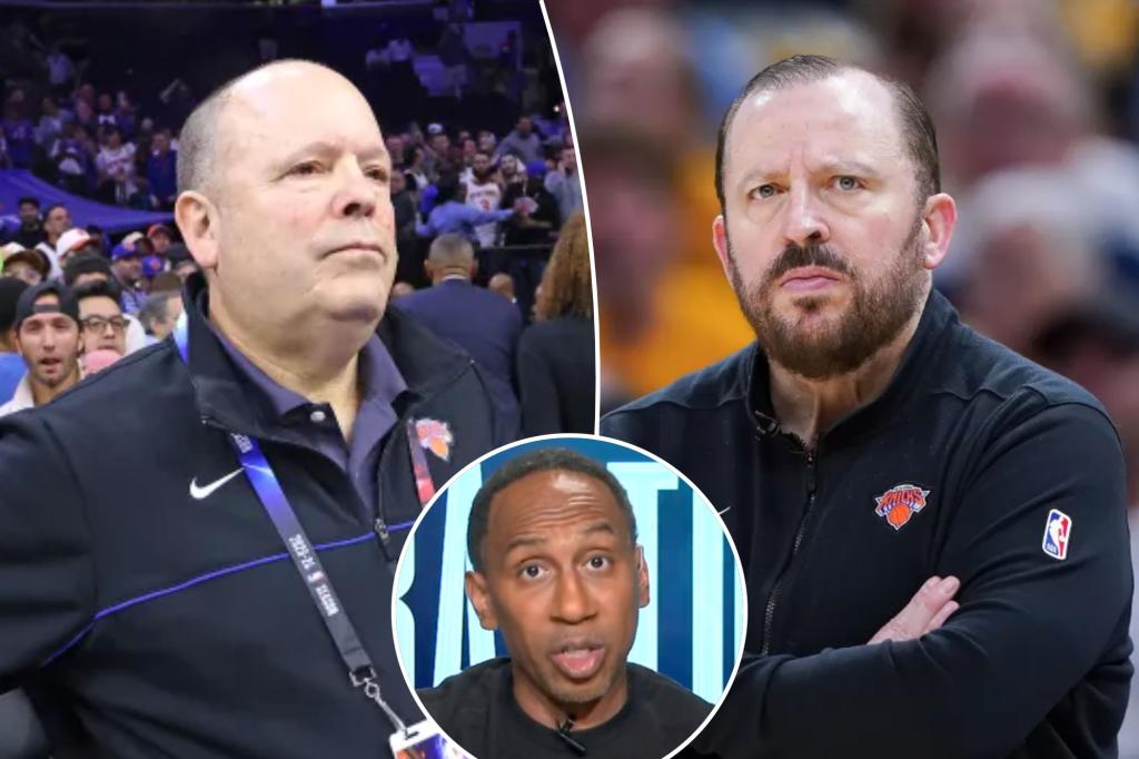 Stephen A. Smith labels Leon Rose a 'coward' over comments about Tom Thibodeau