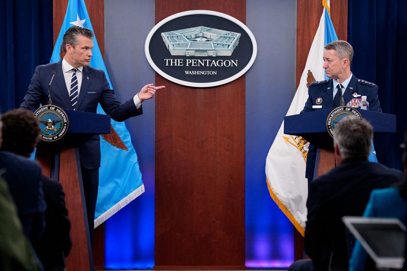 Summary of Pentagon Press Briefing on U.S. airstrikes targeting important nuclear sites in Iran