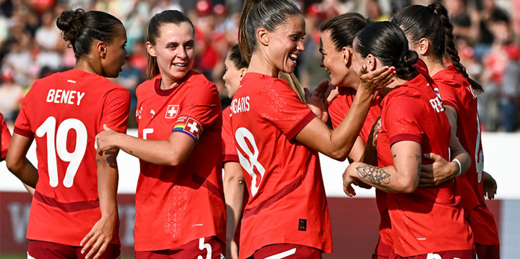 Swiss women's soccer team highlights inequality in sports.