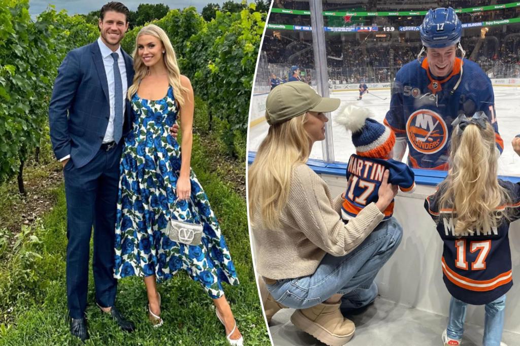 Sydney Esiason bids goodbye to WAG life following Matt Martin's retirement from the NHL.