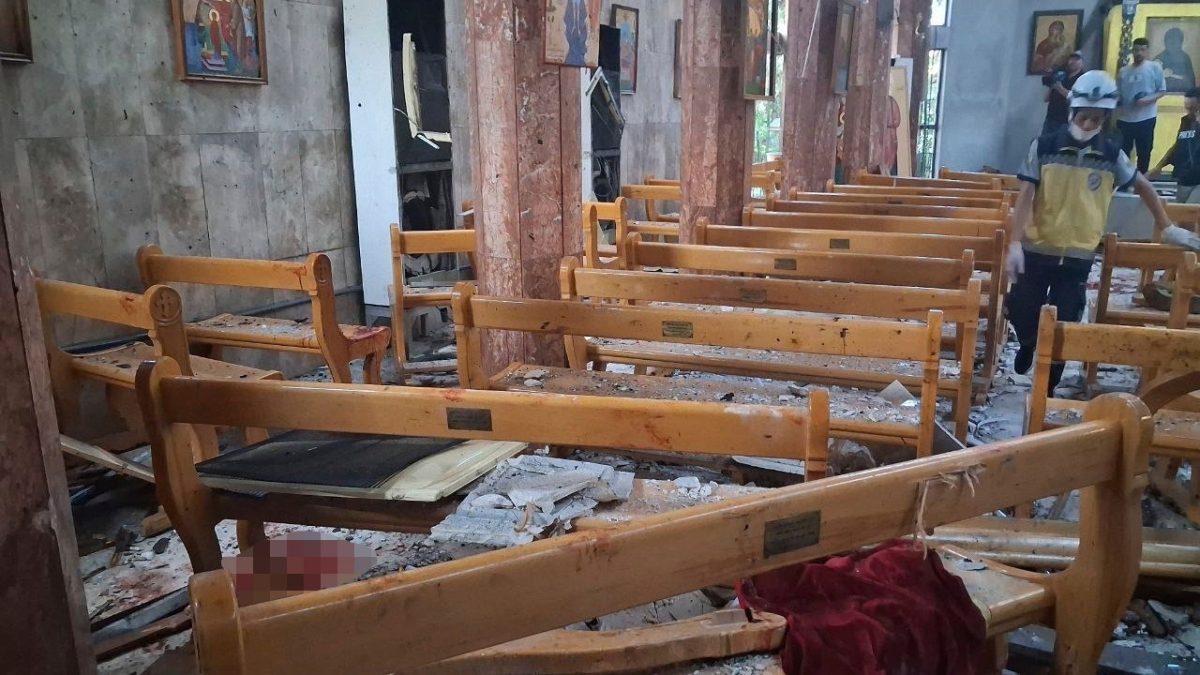 Syria detains suspects following church attack in Damascus that resulted in 25 deaths.