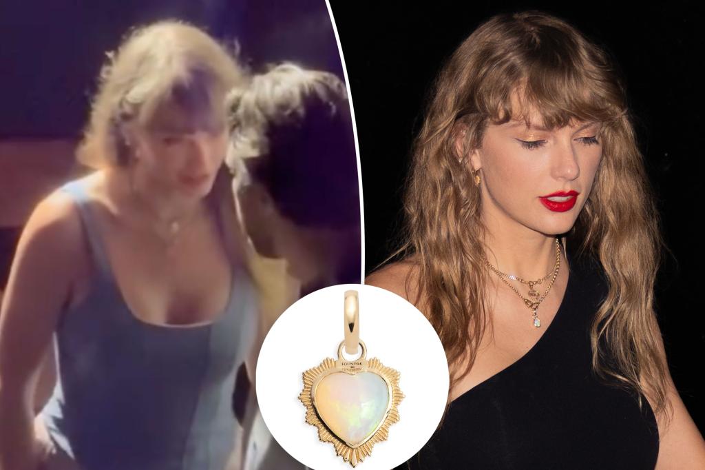 Taylor Swift sports Travis Kelce's birthstone during a date in New York City.