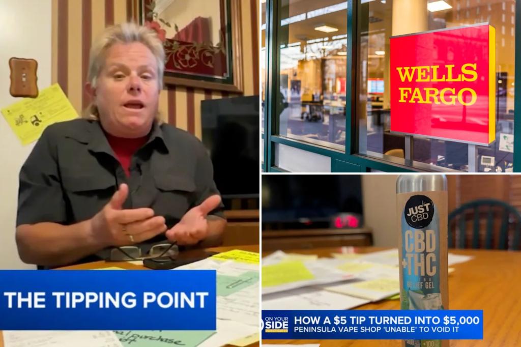 Teacher in California unintentionally gives a $5,000 tip at a vape shop