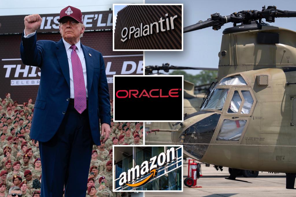 Tech and defense companies discreetly supporting Trump’s military parade