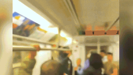 Terrifying subway stabbing in New York City recorded on video
