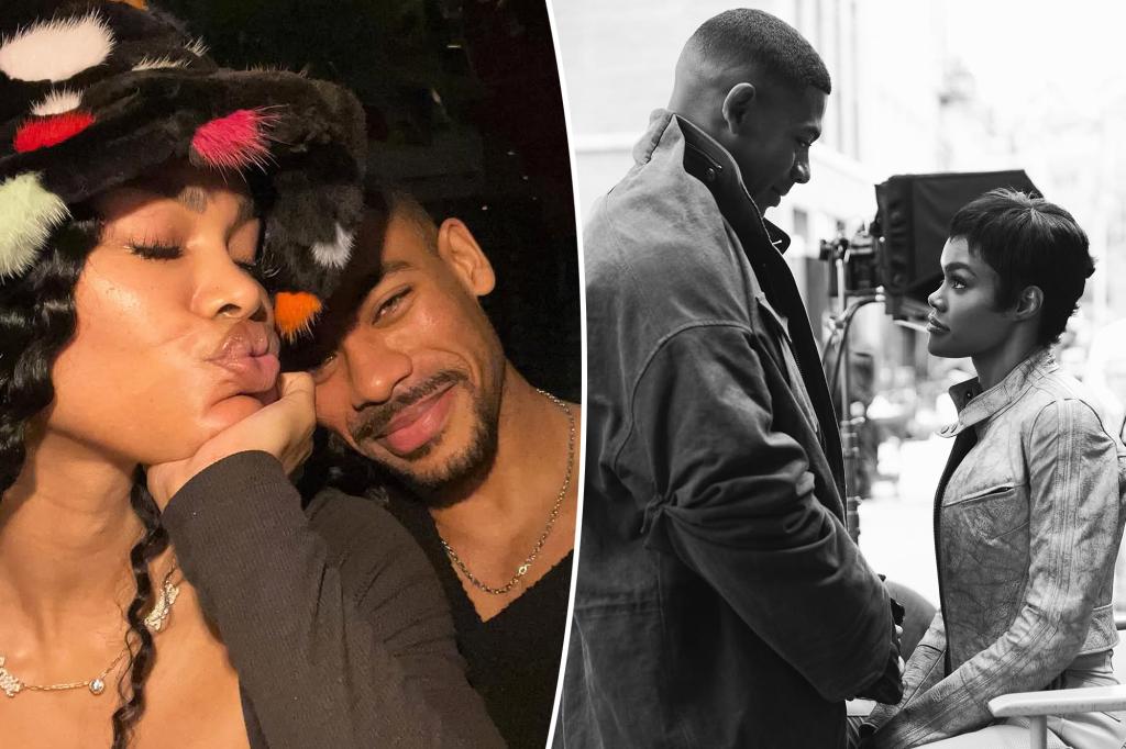 Teyana Taylor celebrates the birthday of her rumored partner Aaron Pierre